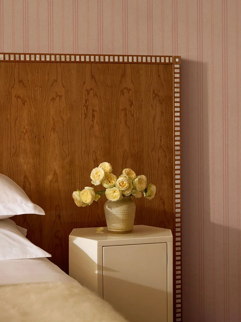 "Aquarama" Headboard in Cherry