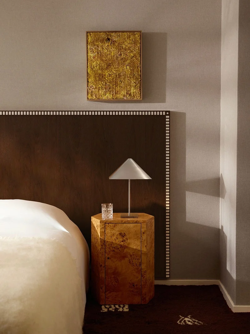 "Aquarama" Headboard in Chocolate Ash