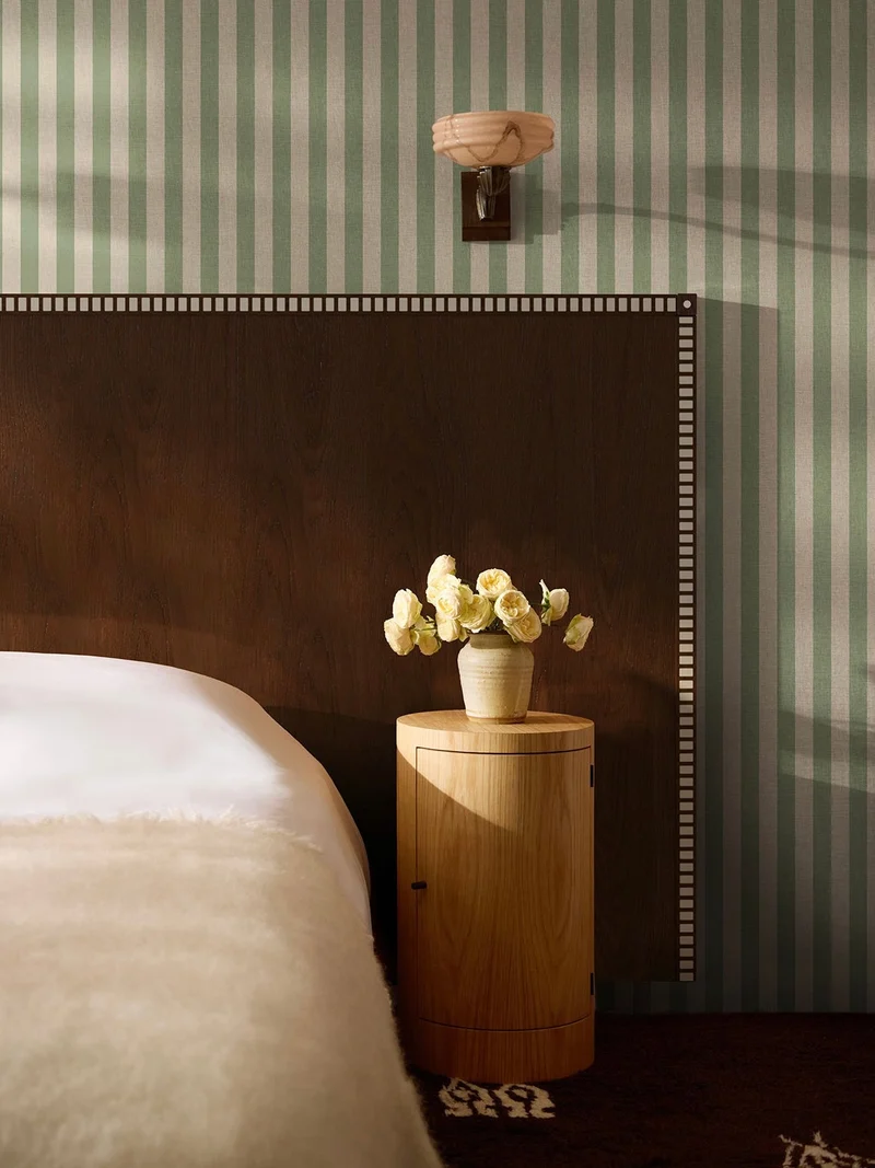 "Aquarama" Headboard in Chocolate Ash