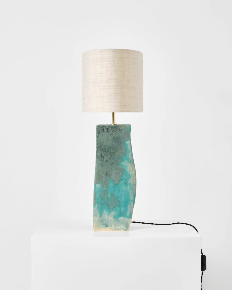 Rectangular Ceramic Table Lamp