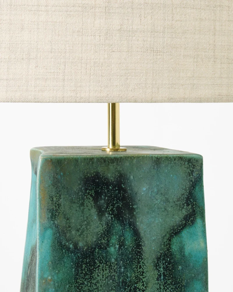 Rectangular Ceramic Table Lamp