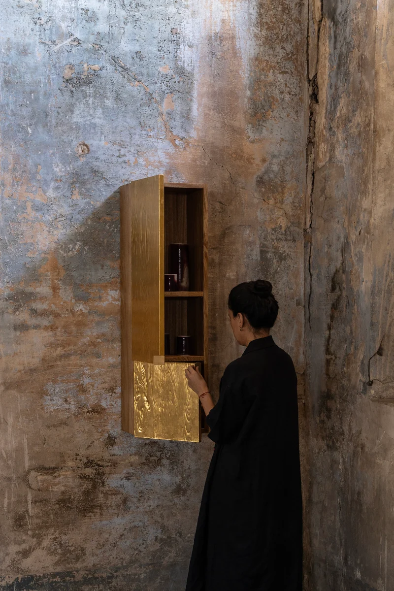 'Aurum' Wall Box 23k Gold Leaf