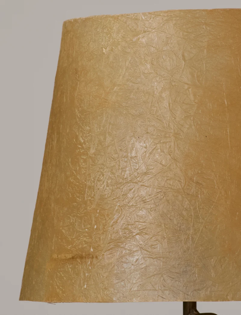 Vintage Mid Century Table Lamps with Sculptural Metal Base, 1970s