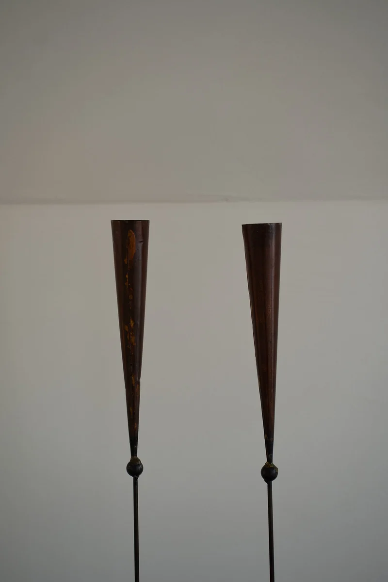 Vintage Candle Holders in metal - Pieter Spruyt Collection