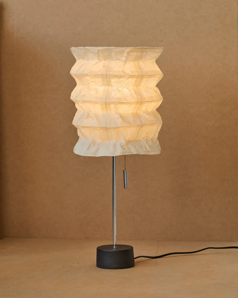 Vintage Ikea paper table lamp C. 1990
