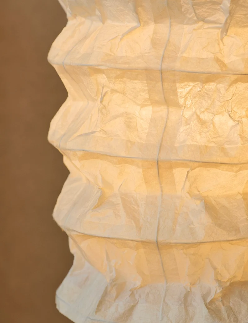 Vintage Ikea paper table lamp C. 1990