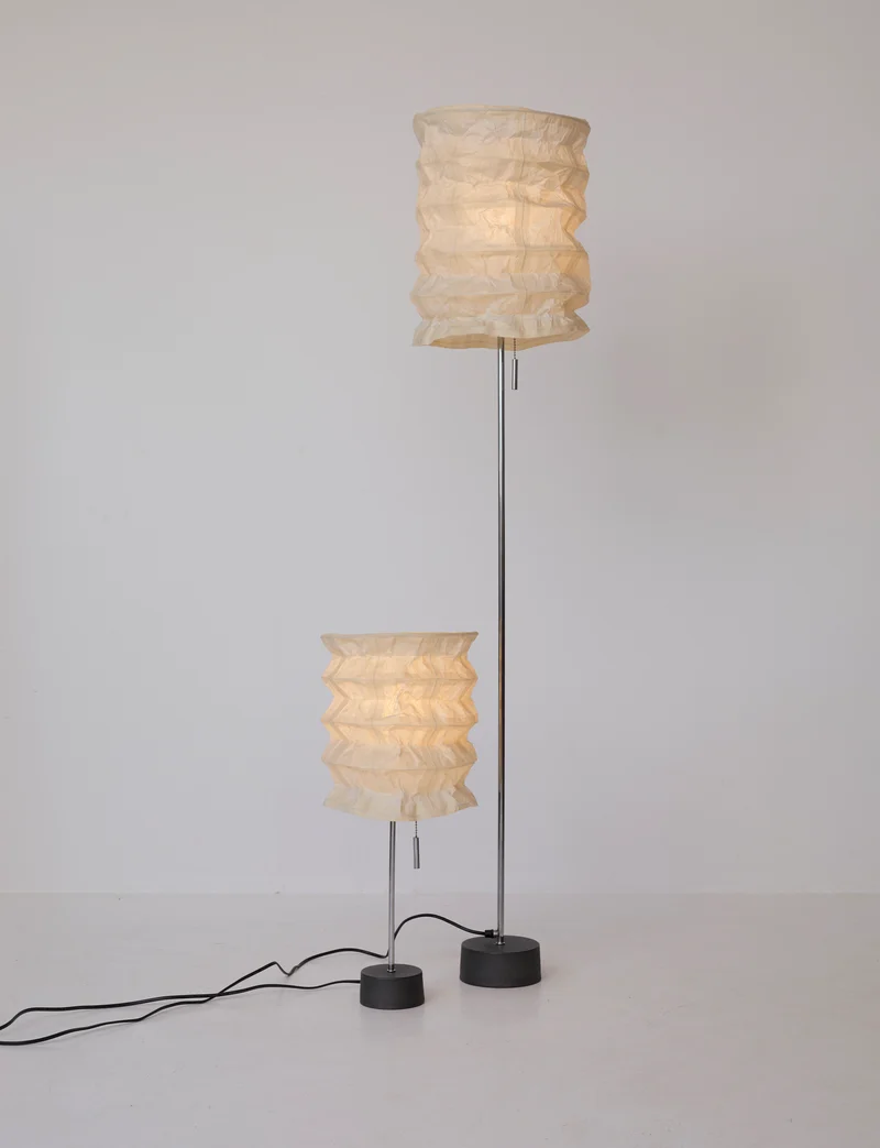 Vintage Ikea paper table lamp C. 1990