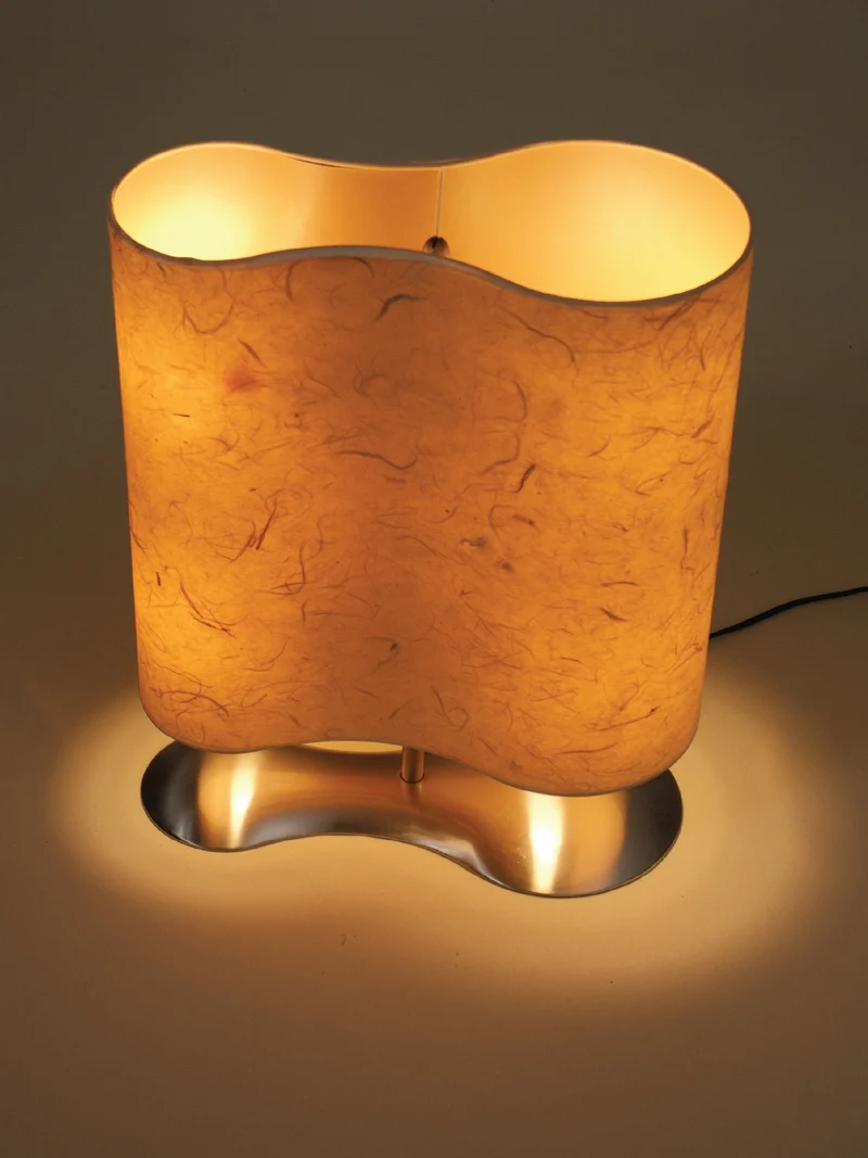 Vintage Charles William for Fontana Arte Paper Table Lamp