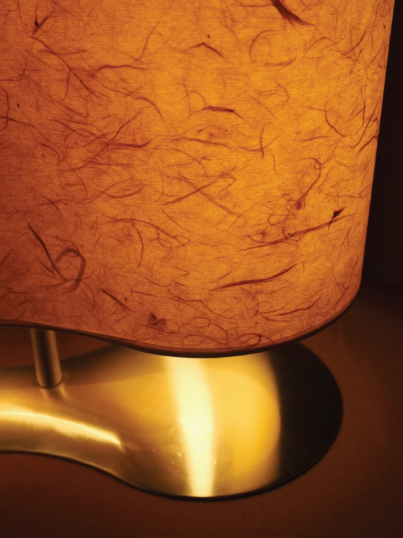 Vintage Charles William for Fontana Arte Paper Table Lamp