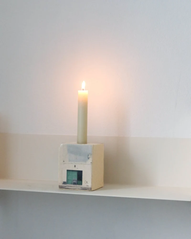 Photographic Candleholder - Lanzarote House