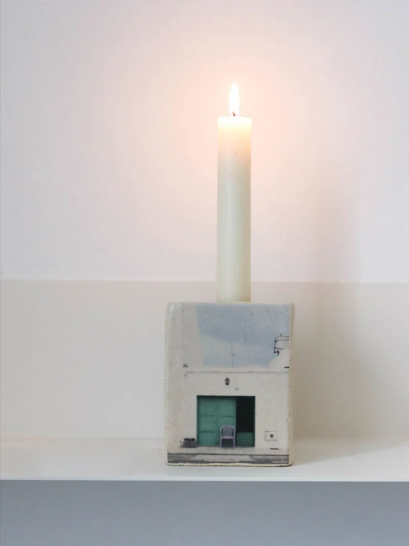 Photographic Candleholder - Lanzarote House