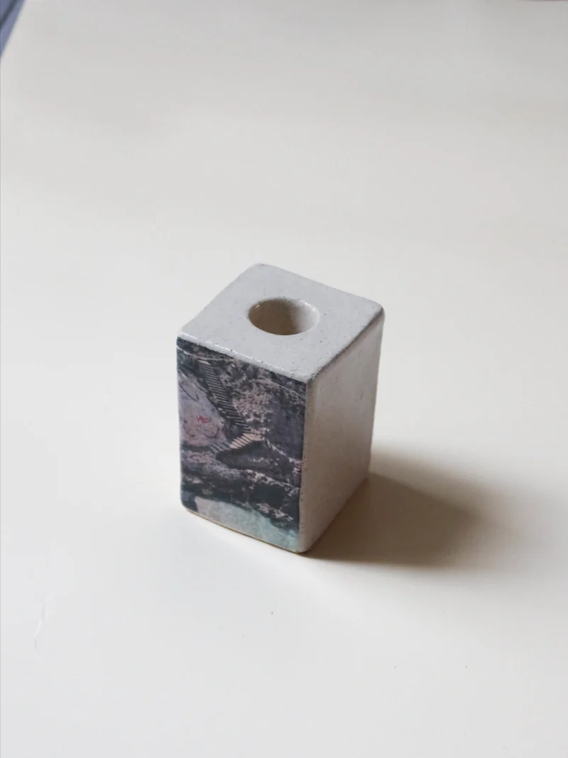 Photographic Candleholder - Marseille Calanque