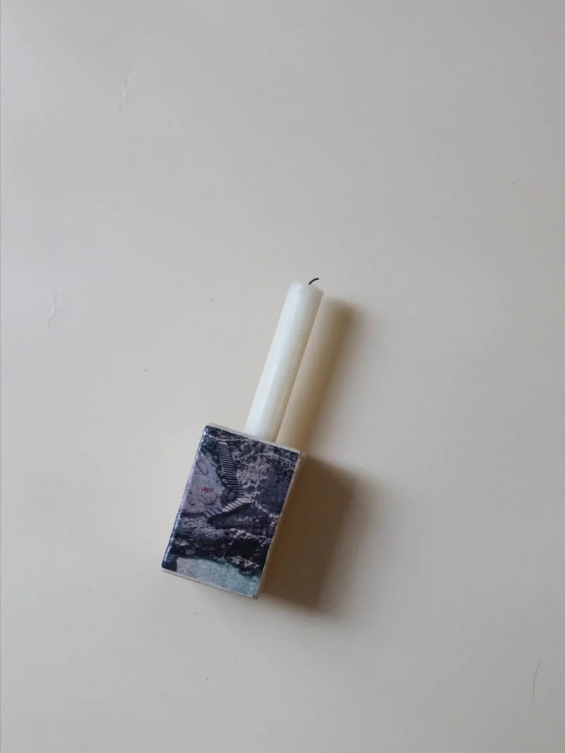 Photographic Candleholder - Marseille Calanque