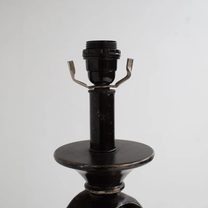 Vintage Mid-Century Sculptural Wrought Iron Standing Table Lamp