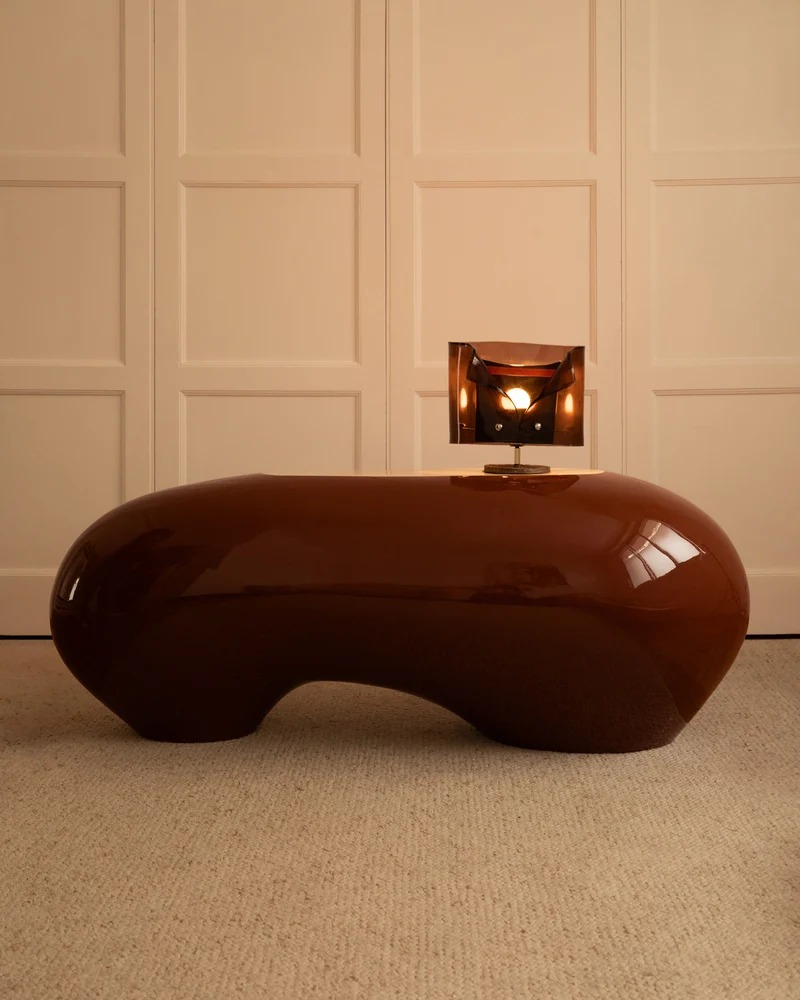 Vintage Monsignor Bronze Table Lamp by Claude Bleynie, 1970s
