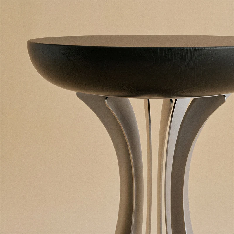 Fibonacci Stainless Steel Side Table