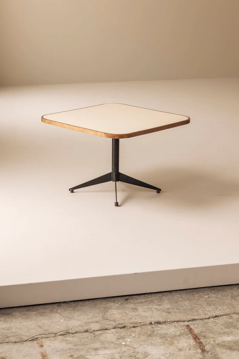 Elegant Square coffee table, Italy 1950s