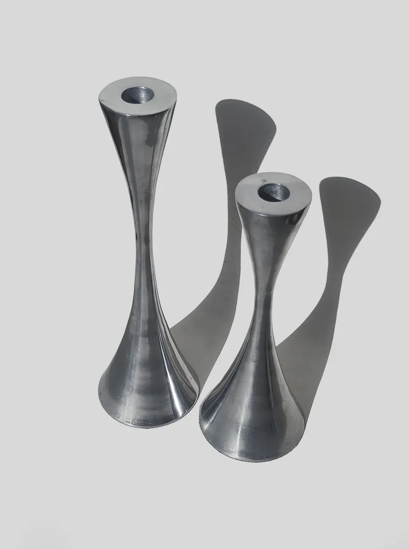 Pair of Modern Candle Holders