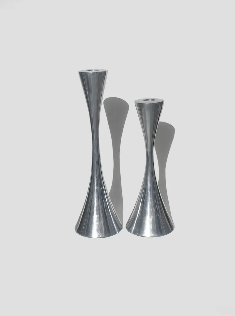 Pair of Modern Candle Holders