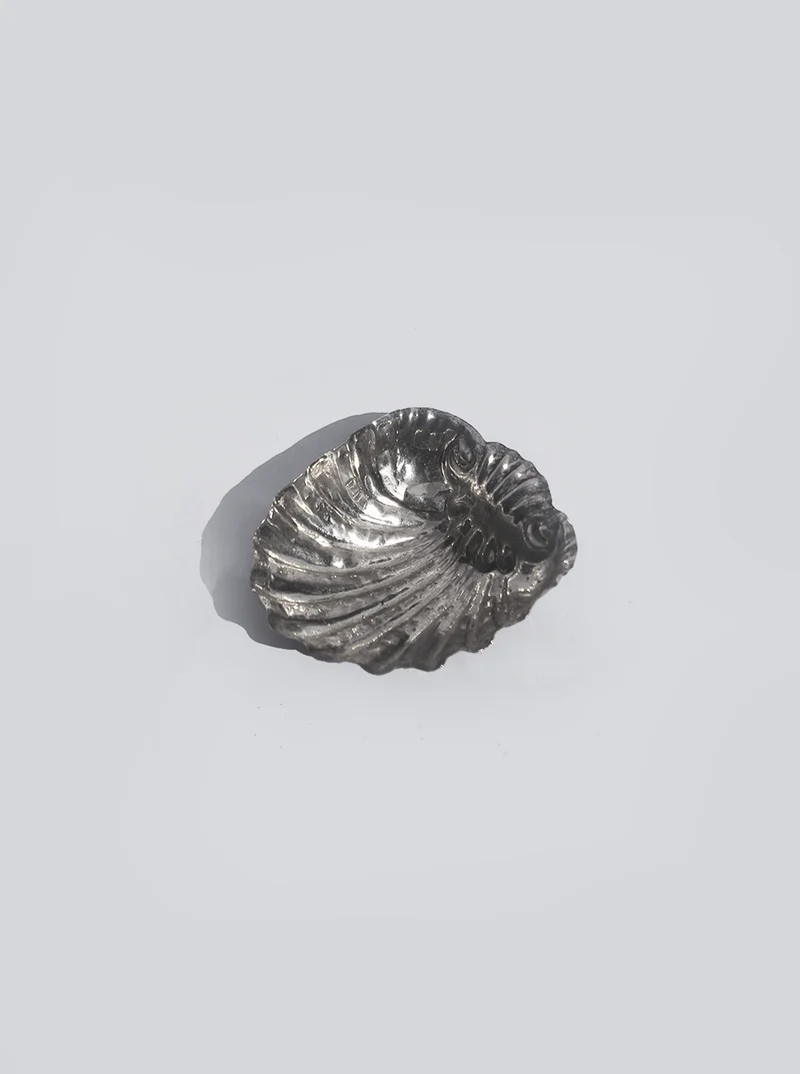 Small Silver-plated Shell Vide Poche