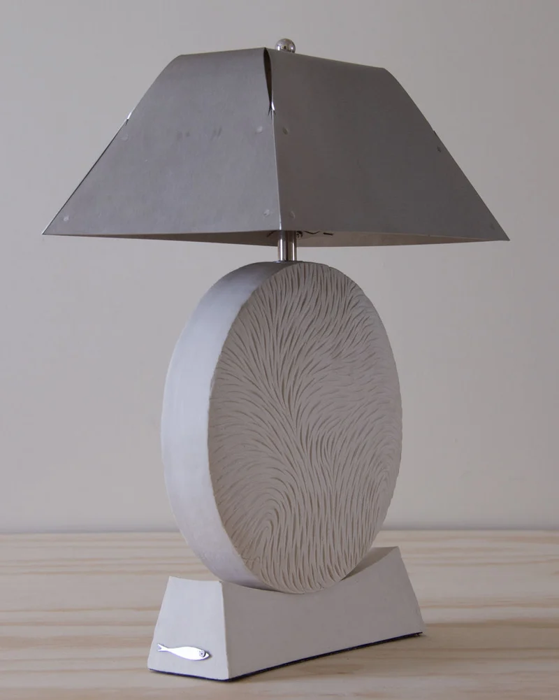 'Silverside' Table Lamp, Large