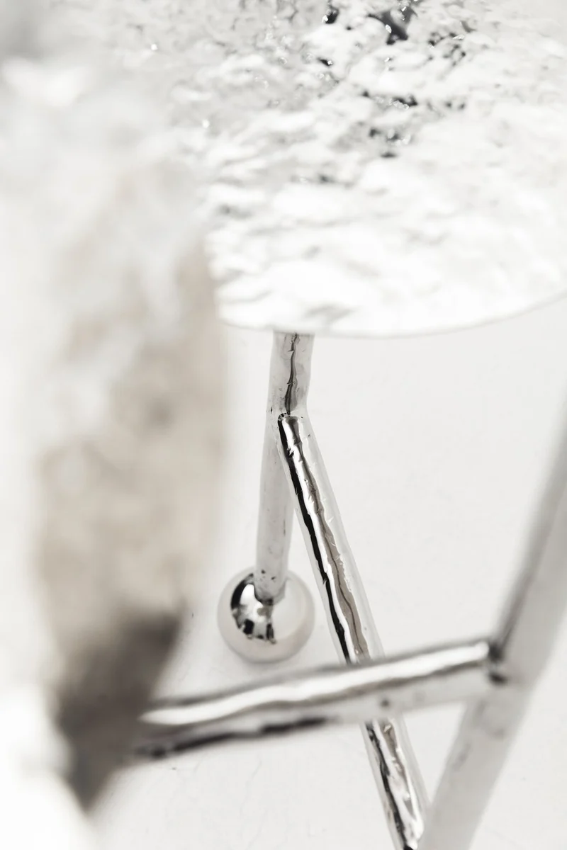 Liquid Side Table Stainless Steel