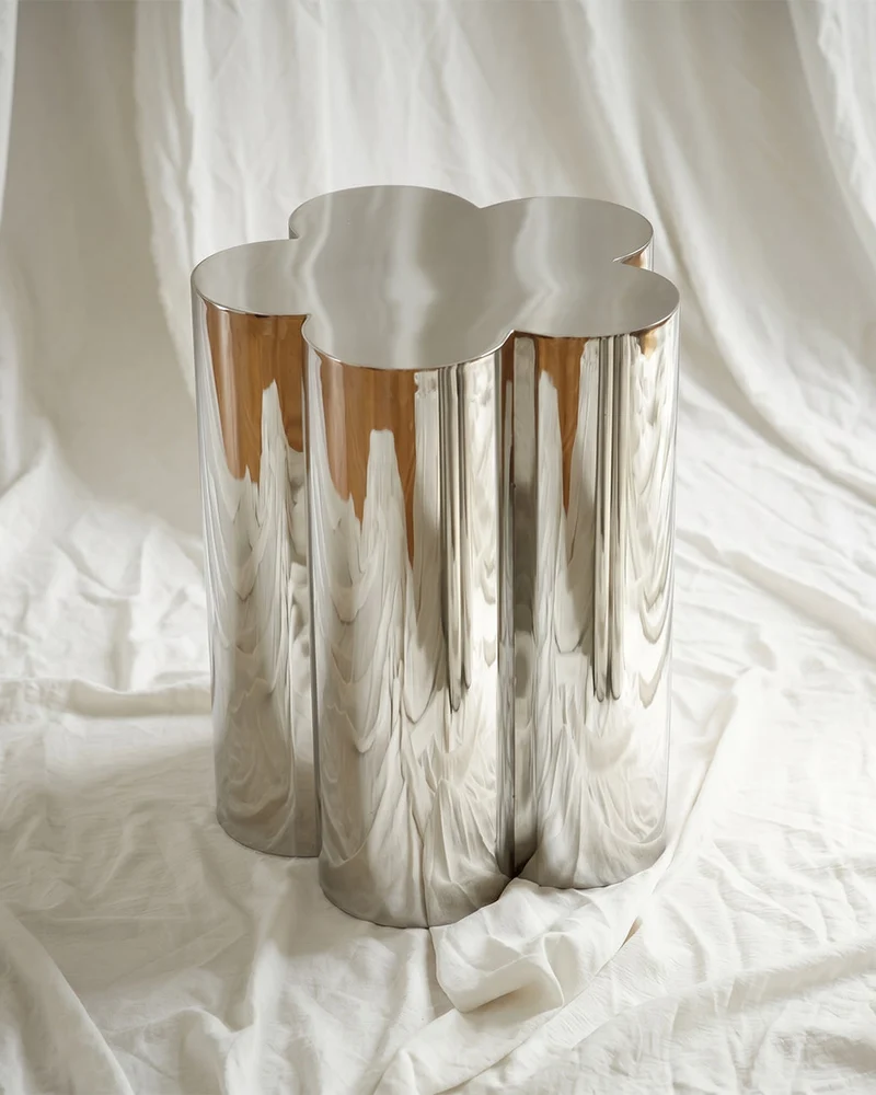 Barvinok Steel Side Table