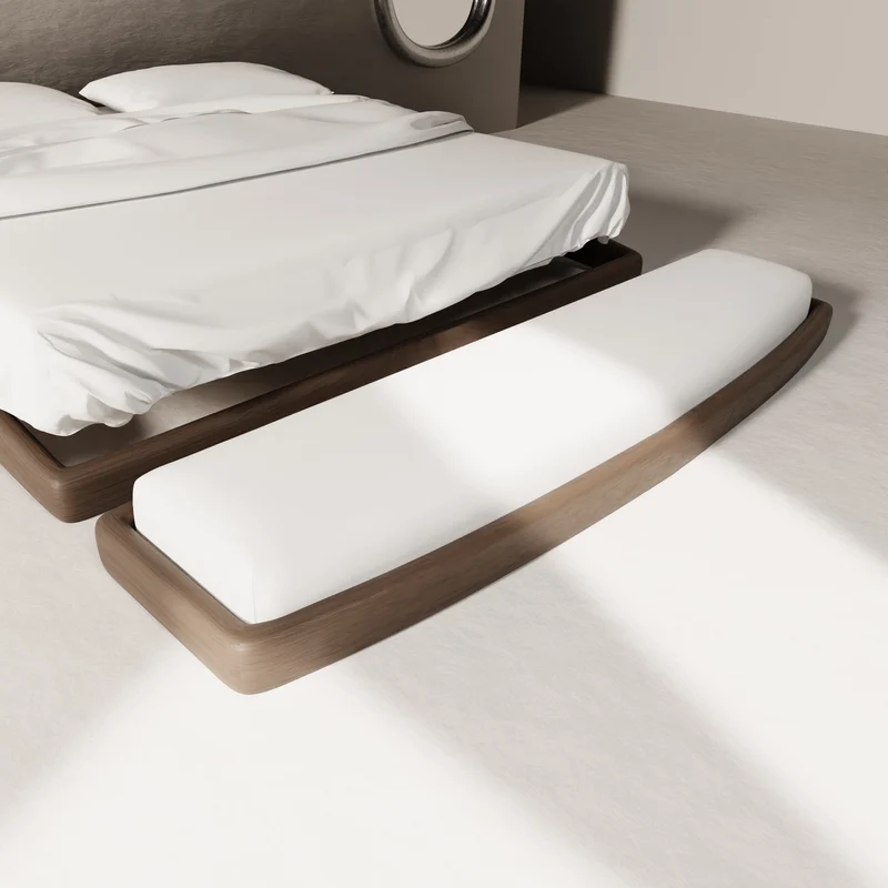 "Tusa" bed | walnut wood