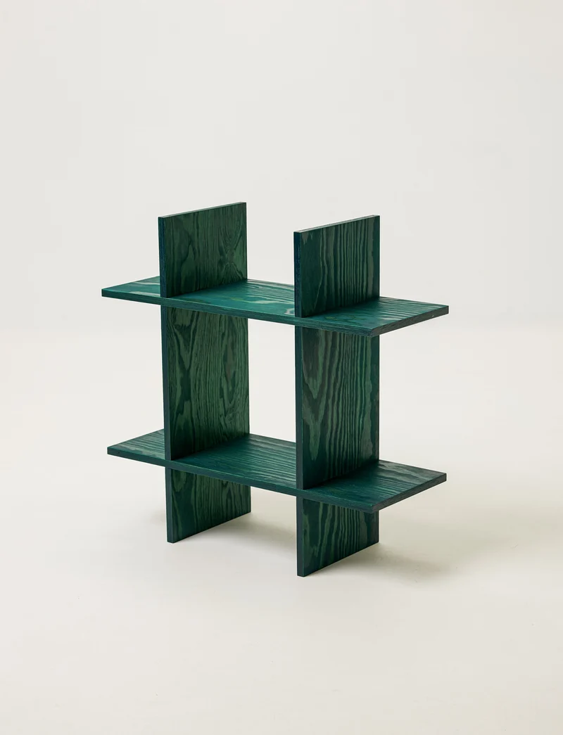 Mini Pine Grid Shelf