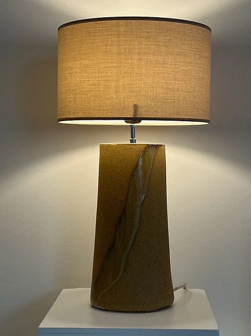 Fault Line Ceramic Table Lamp