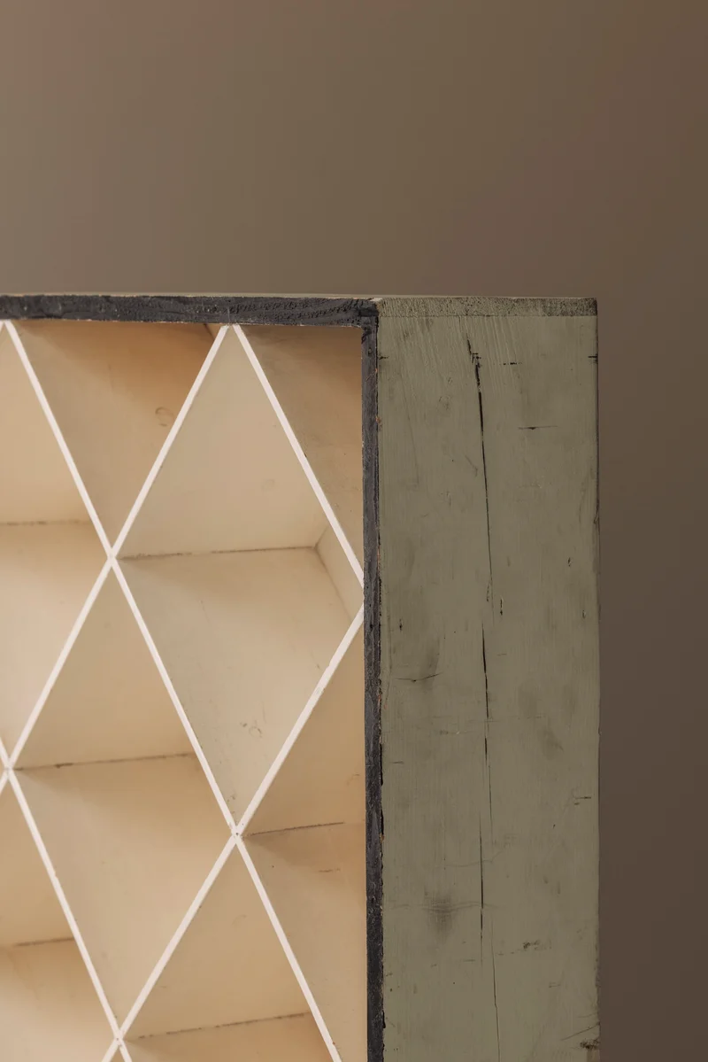 Geometric Open Bookcase, France 1950s