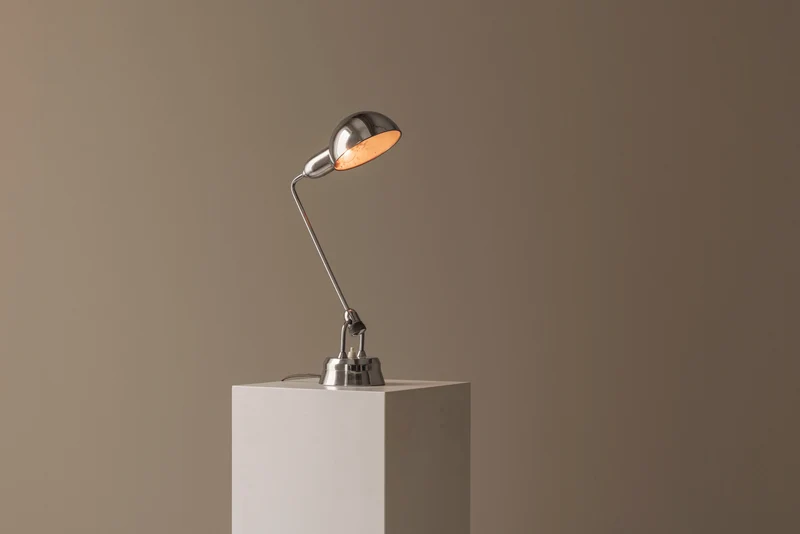 Vintage Jumo Chrome Table Lamp Selected by Charlotte Perriand, France, 1960’s, 1960s