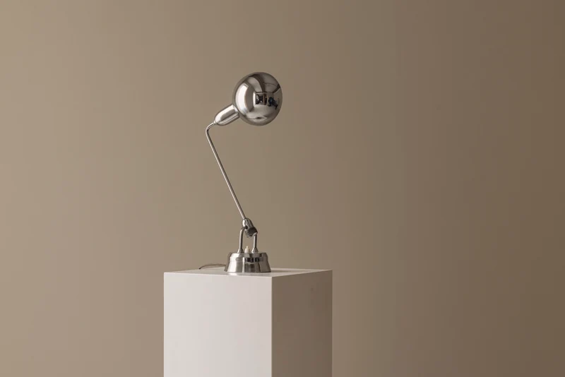 Vintage Jumo Chrome Table Lamp Selected by Charlotte Perriand, France, 1960’s, 1960s