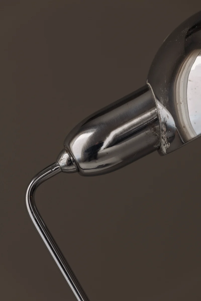 Vintage Jumo Chrome Table Lamp Selected by Charlotte Perriand, France, 1960’s, 1960s
