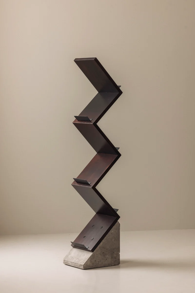 Magazine ‘Zink’ shelf by Jonas Bohlin for Källemo, Sweden 1984