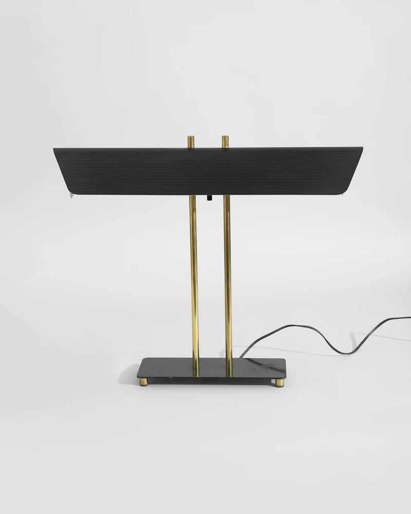 Vintage Mid-Century Brass Desk Lamp