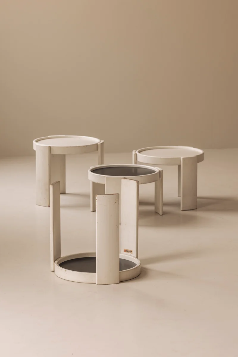 Model 780 side tables by Gianfranco Frattini for Cassina, Italy 1960s