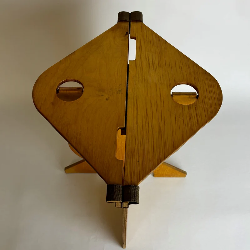 Plywood Collapsible Stool By Barry Simson