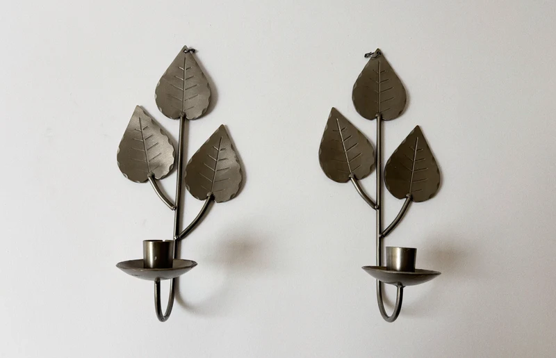 Metal Wall Candleholders, Sweden