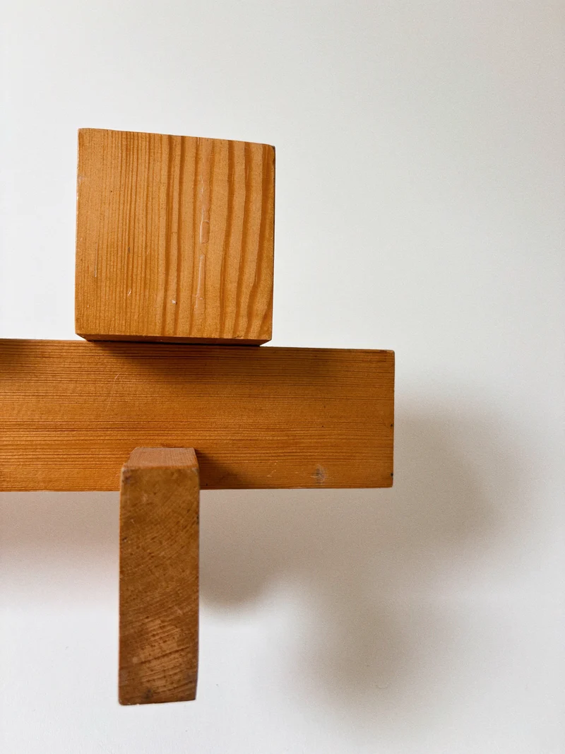 Blocky Artisan Candleholder, 1978 Scandinavia
