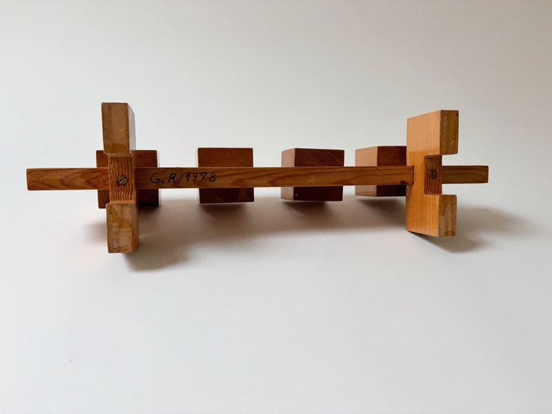 Blocky Artisan Candleholder, 1978 Scandinavia