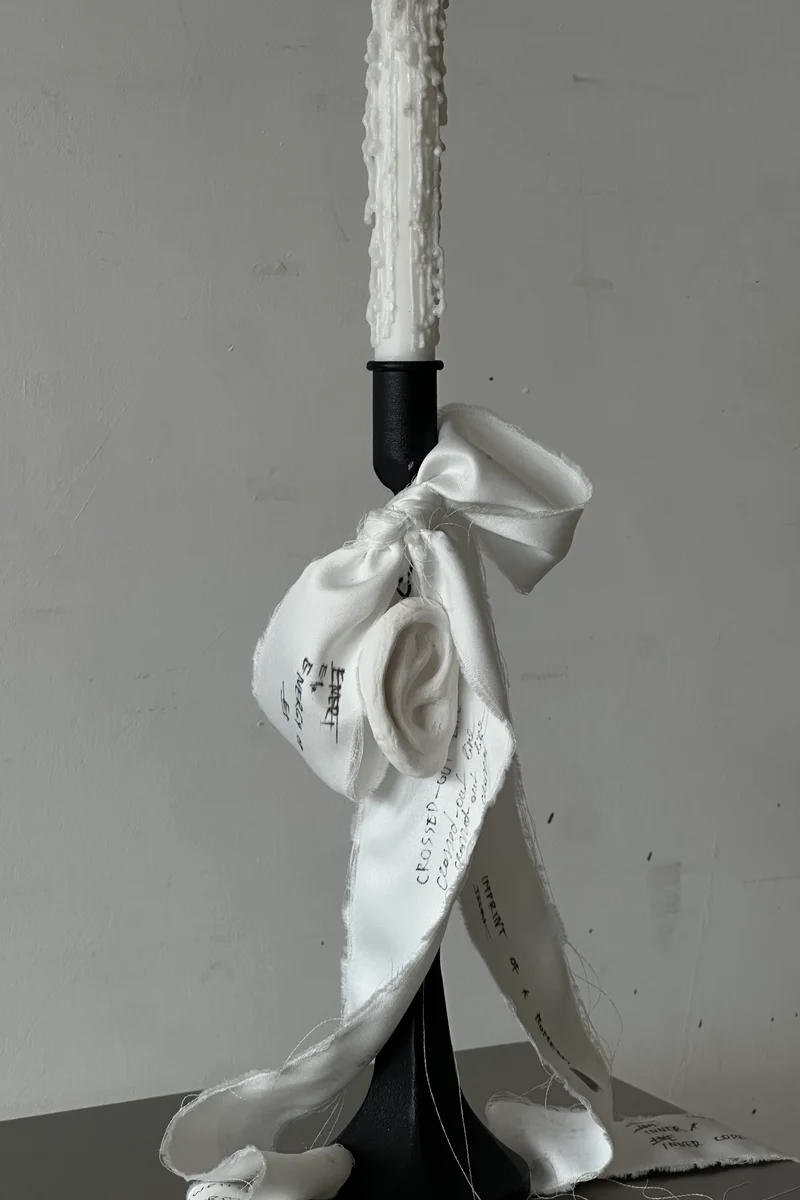 'UNSENT EAR' candleholder