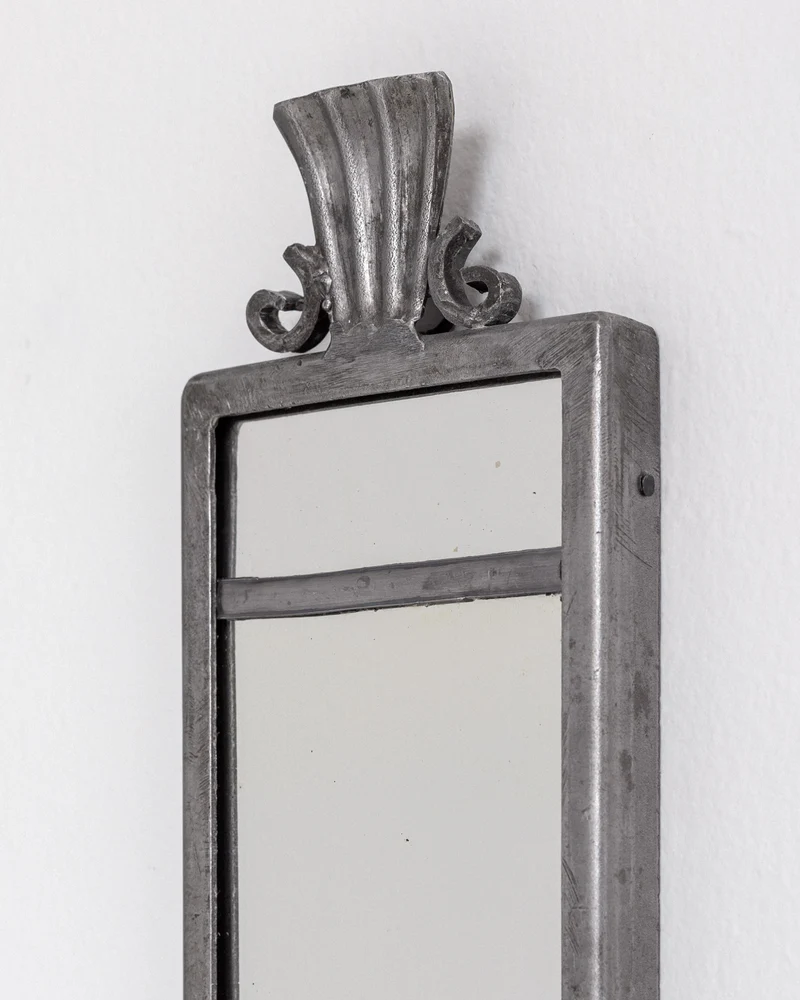 Pair of Art Deco Pewter Candle Sconces by Böhlmarks, Sweden, 1930s