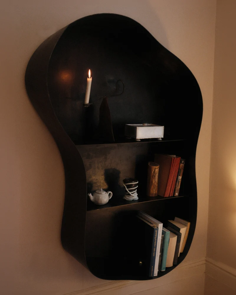 Large Metal Wall Shelf