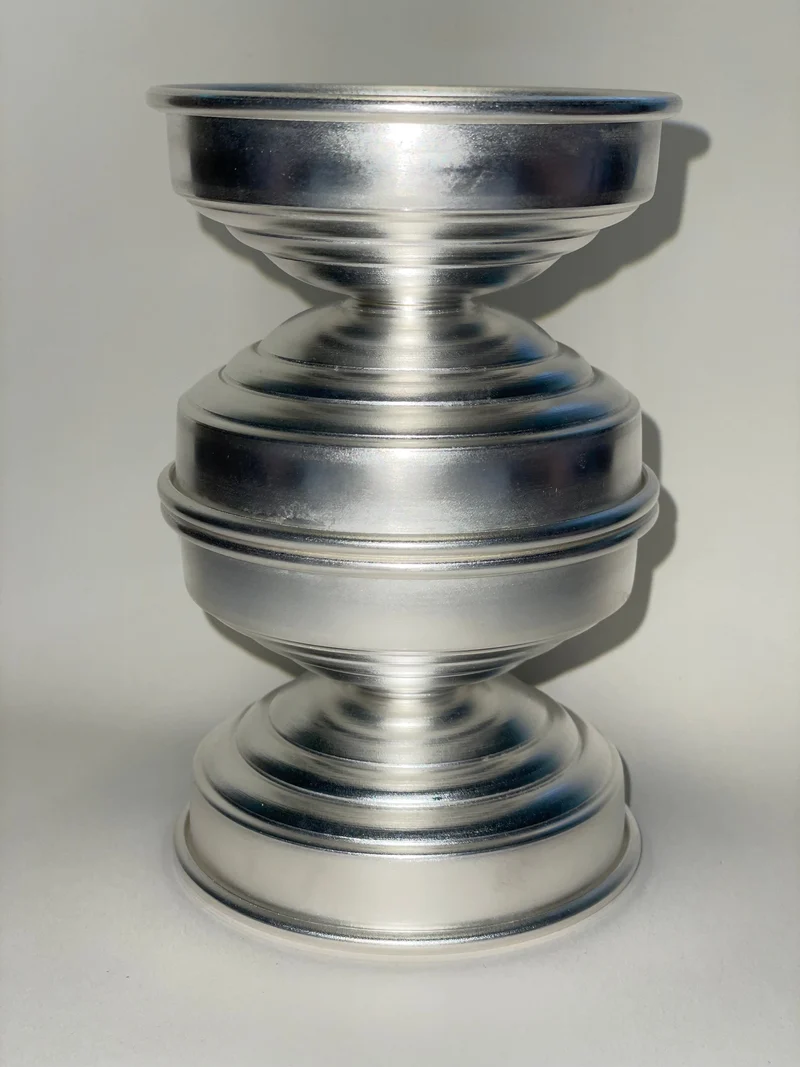 Silver Plated Candle Holders in Brass