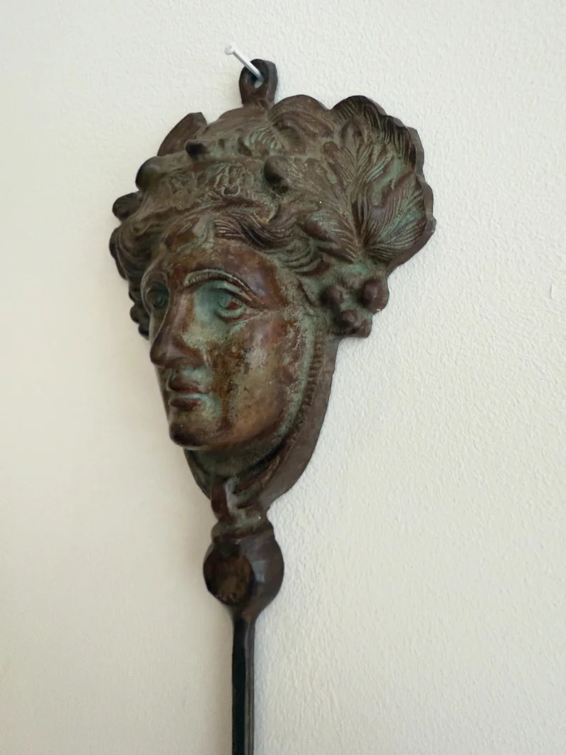 Neoclassical Bronze Candle Sconce