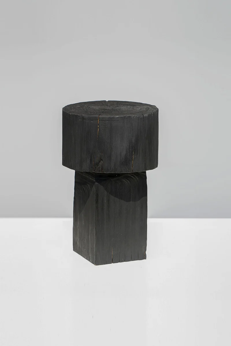 Burnt Black Coffee Tables/Stools