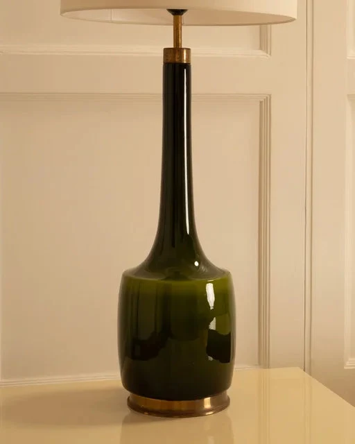 Vintage Holm Sorensen Brass table lamp - Denmark 1960s