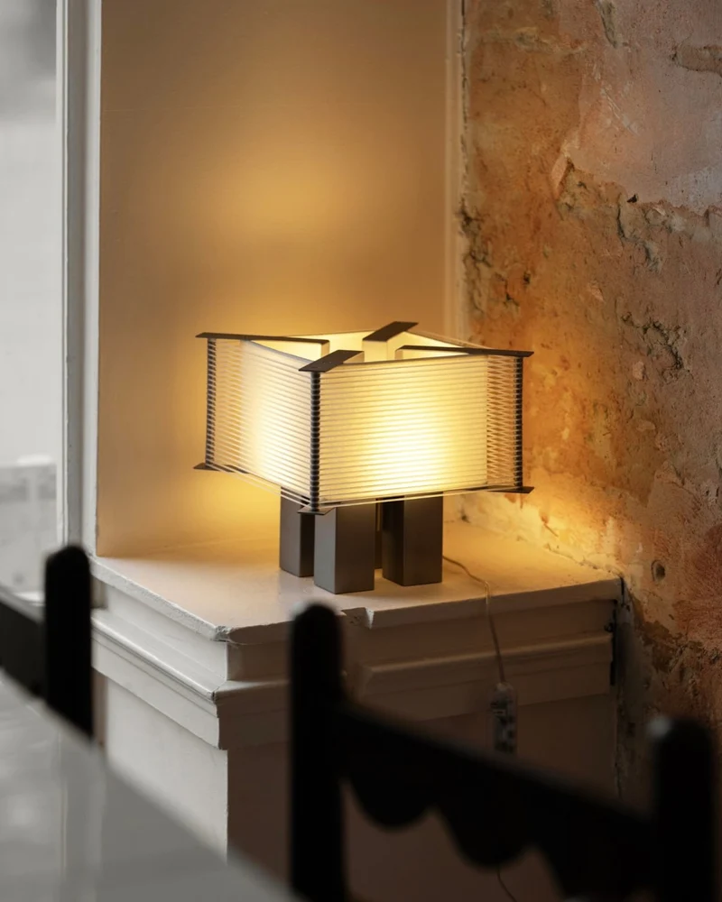 Boxing Ring Stainless Steel Table Lamp - 081