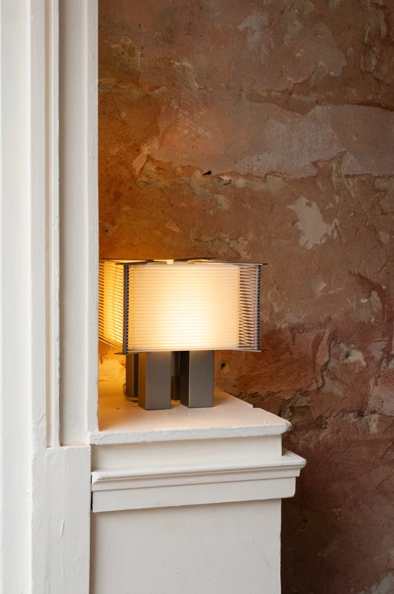 Boxing Ring Stainless Steel Table Lamp - 081